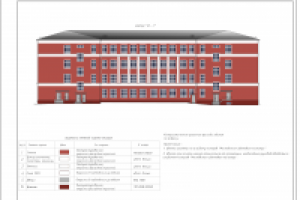 Колористический паспорт фасадов здания