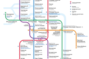Схема Петербургского метро