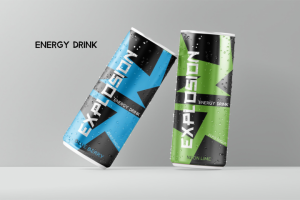 Разработка дизайна банки для энергетического напитка