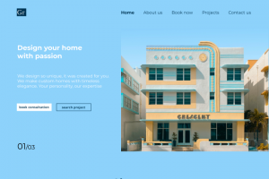 Сайт компании по строительству архитектурных зданий
