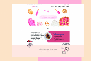 Дизайн лендинга кафе