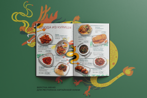 Дизайн меню для ресторана