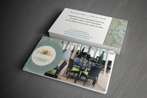 Визитка для ресторана 2013г