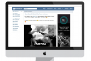 Дизайн вк ава + меню