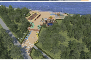 Создание дизайна спротивных площадок и парка к визиту мэра