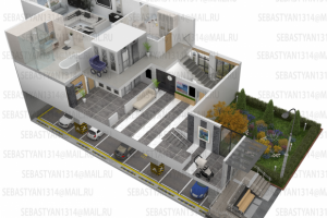 виды различных помещений для крупной компании