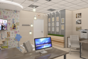 Комната ожидания – кабинет (магазин сантехники)