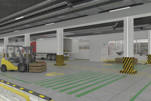 Торговые ряды, склад, парковка