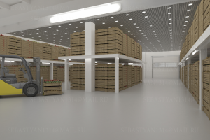 Торговые ряды, склад, парковка