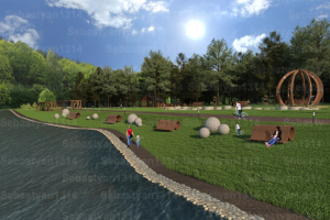 Парк в г. Зарайске (Беспятовская роща)