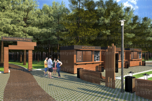 Парк в г. Зарайске (Беспятовская роща)