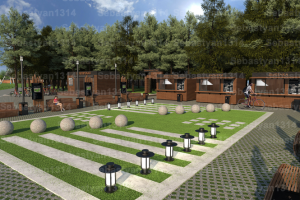 Парк в г. Зарайске (Беспятовская роща)