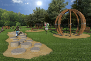 Парк в г. Зарайске (Беспятовская роща)