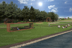 Парк в г. Зарайске (Беспятовская роща)