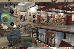 Дизайн бара в советском стиле