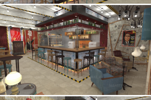 Дизайн бара в советском стиле