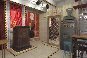 Дизайн бара в советском стиле