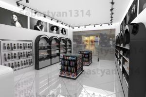 Магазин проф. косметики (дизайн и визуализация+фирм стиль)