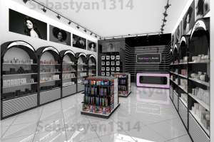 Магазин проф. косметики (дизайн и визуализация+фирм стиль)