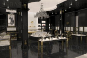 Дубай (ОАЭ) ювелирный бутик премиум класса (зал)