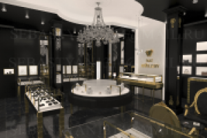 Дубай (ОАЭ) ювелирный бутик премиум класса (зал)