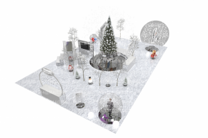 Елка 2020 ТЦ Метрополис