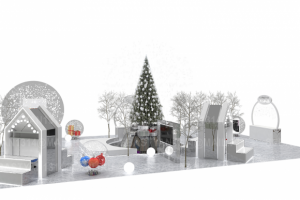 Елка 2020 ТЦ Метрополис