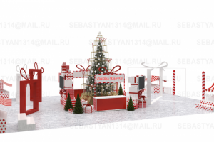 Елка 2020 ТЦ Метрополис