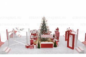 Елка 2020 ТЦ Метрополис