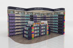 стенд постельного белья (делал под ключ, стенд, и линейку белья)