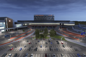 Аэропорт Шереметьево (ночь)