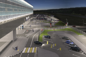 Аэропорт Шереметьево (ночь)