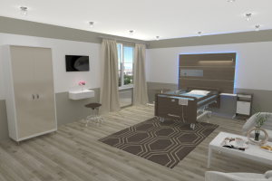 моделирование мед оборудования в интерьере