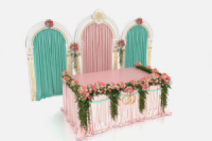 создание и оформление стола президиума в 3d