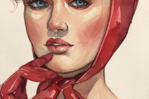 Девушка в Красном