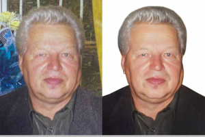 Портретная обработка Фото на памятник