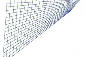 Билинейная поверхность по 4 угловым точек