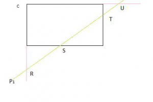 Отсечения отрезков прямоугольником методом Коэна-Сазерленда