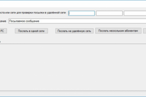 Средства посылки UDP-пакетов одновременно на несколько серверов