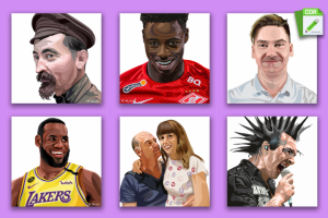 Портреты по фото, отрисовка по изображению в векторе