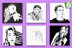 Отрисовка в векторе любого изображения на заказ