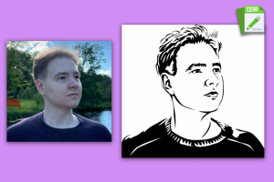 Отрисовка портрета под плоттерную резку