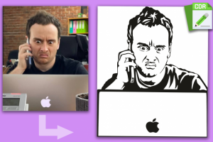 Отрисовка в векторе под плоттерную резку