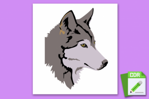 Векторная иллюстрация - волк