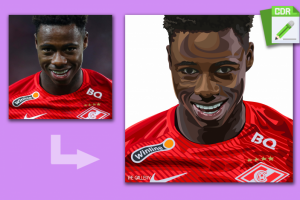 Портрет в векторе