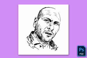 Портрет эскиз по фото