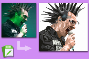 Портрет по фото на заказ в векторе