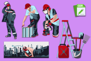 Векторная отрисовка в едином стиле для сайта