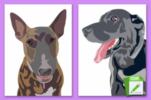 Портрет собак по фото