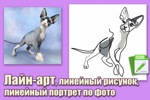 Лайн арт. Линейный рисунок. Лайнворк. Linework в векторе